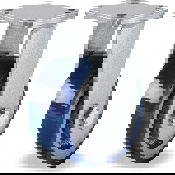 Rigid Top Plate Caster: Polyurethane, 4